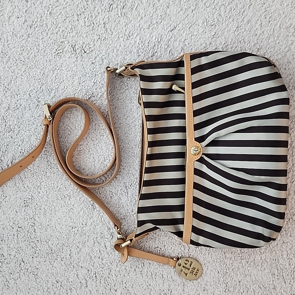 Henri Bendel Striped Crossbody Bag